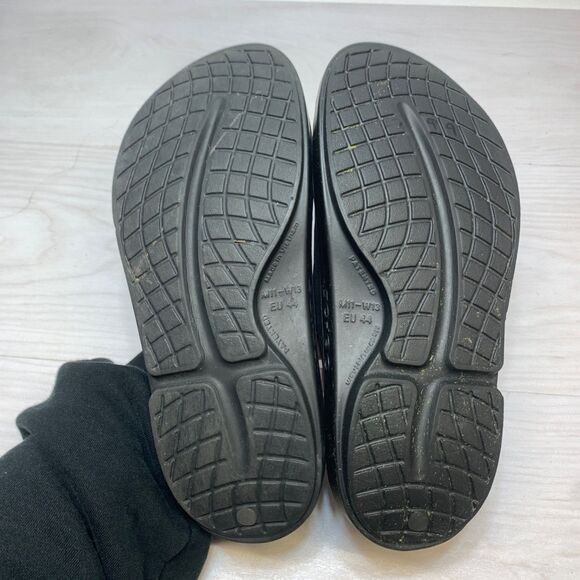 Oofos OOahh Mens 11 Womens 13 Sport Flex Slide Recovery Sandals Black Slides main image 7